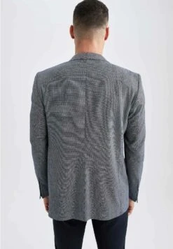 DeFacto Blazer - Indigo 7 DeFacto Blazer - Indigo -DeFacto decb26123573433d9bee0c044f1a721b