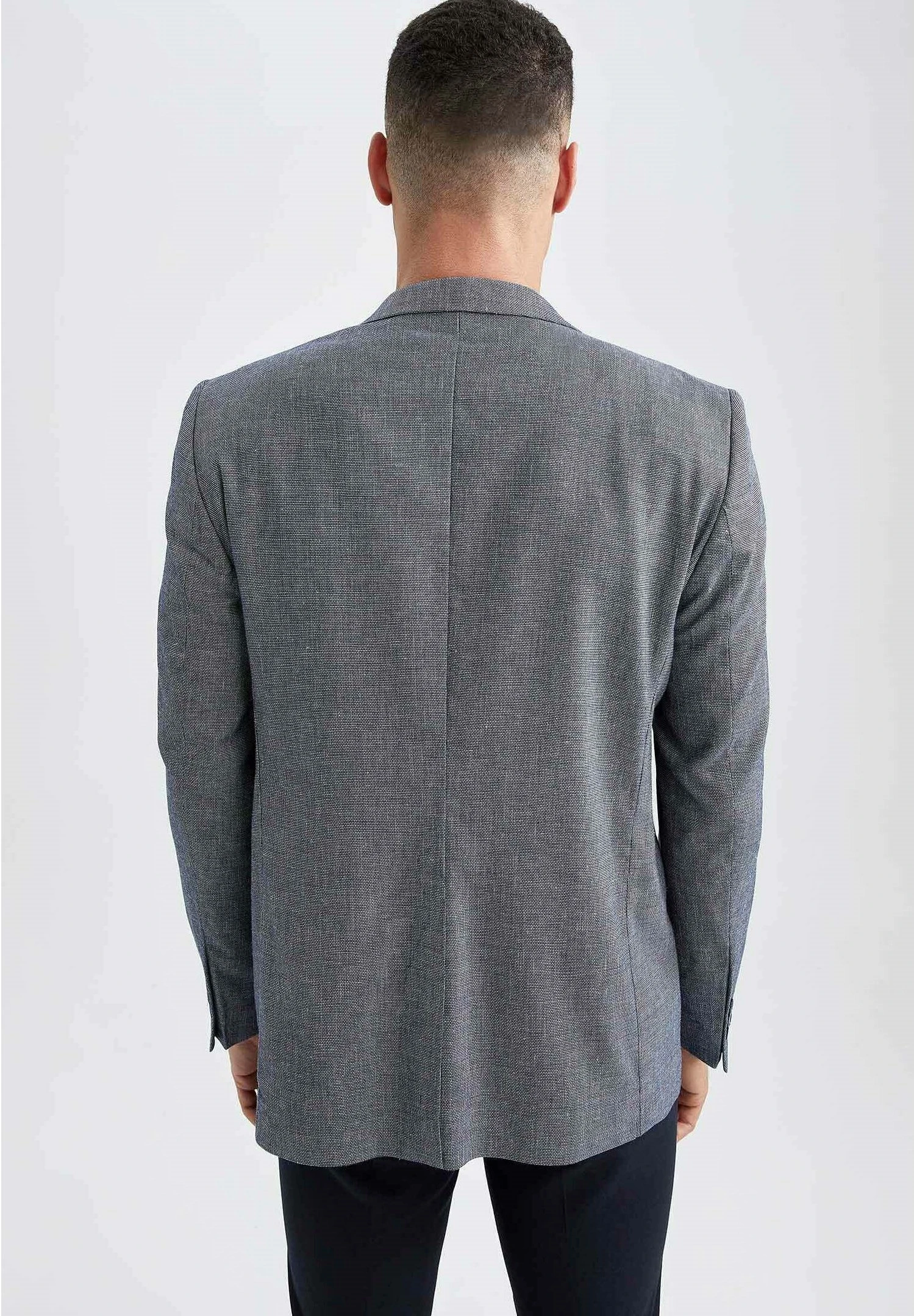 DeFacto Blazer - Indigo 5 DeFacto Blazer - Indigo - Afbeelding 3