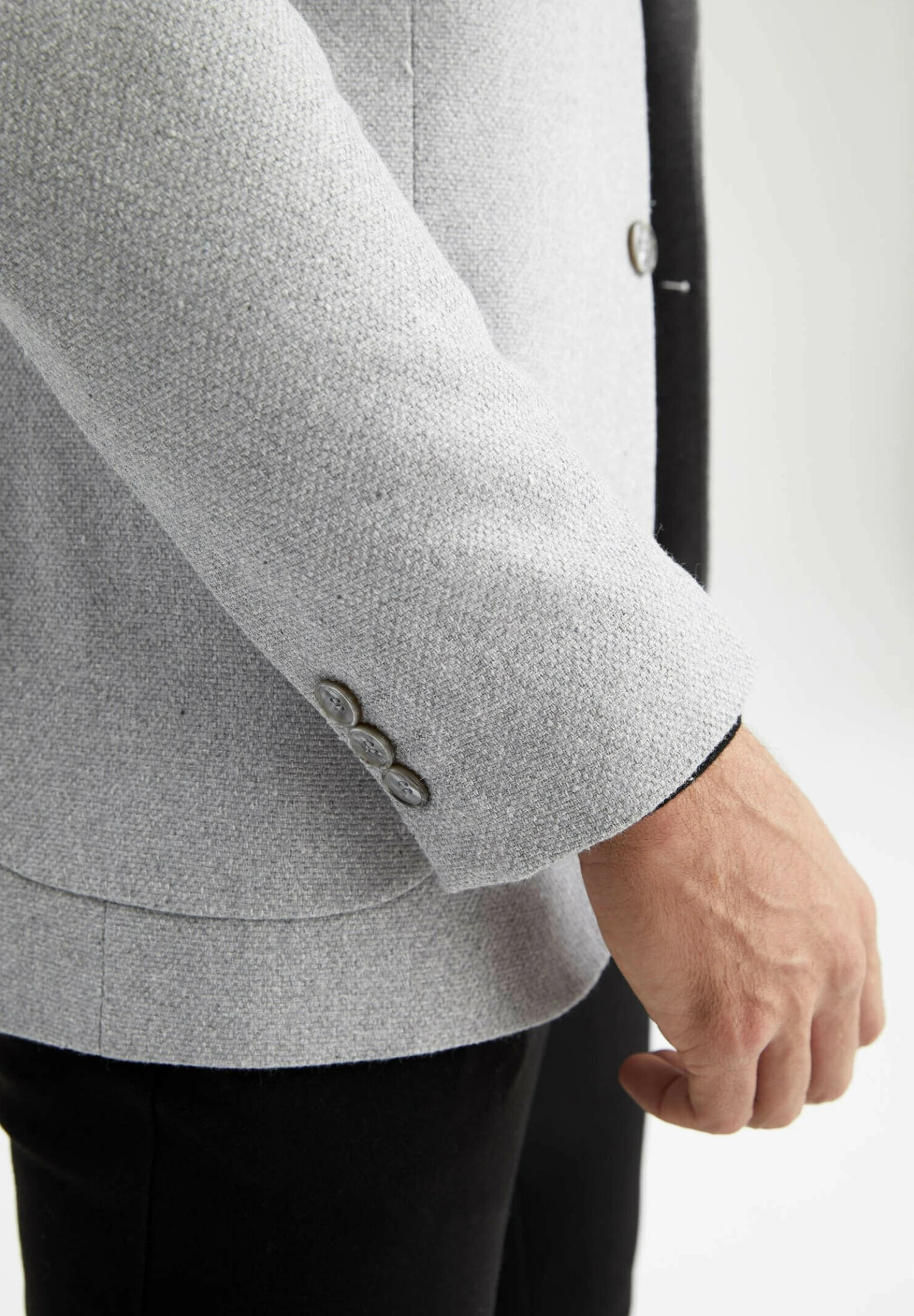 DeFacto Modern Fit- Blazer - Grey 6 DeFacto Modern Fit- Blazer - Grey - Afbeelding 4