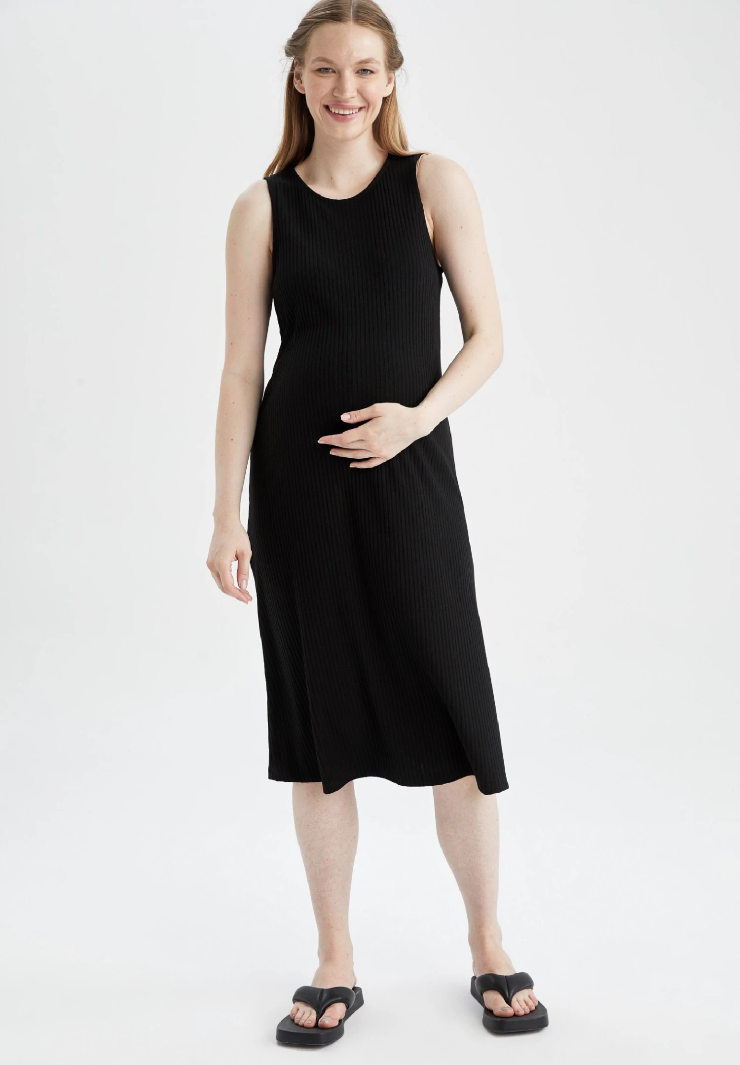 DeFacto Bodycon- Gebreide Jurk - Black 3 DeFacto Bodycon- Gebreide Jurk - Black