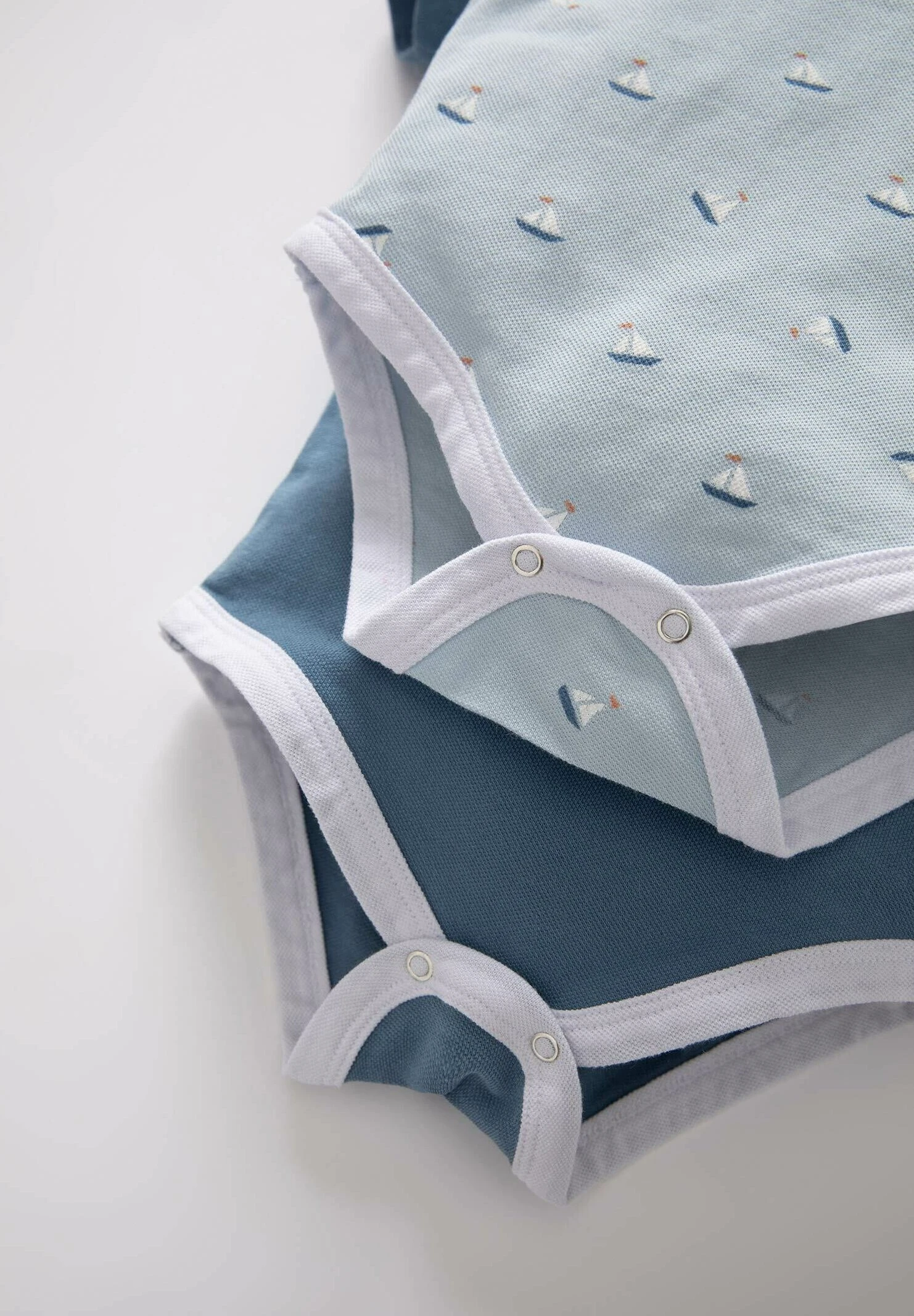 DeFacto 2Pack Regular Fit One Piece Suit - Body - Blue 6 DeFacto 2Pack Regular Fit One Piece Suit - Body - Blue - Afbeelding 4