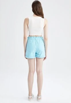 DeFacto Regular Fit- Shorts - Turquoise 7 DeFacto Regular Fit- Shorts - Turquoise -DeFacto dfb2b9716f284633b91f0523fb67b772
