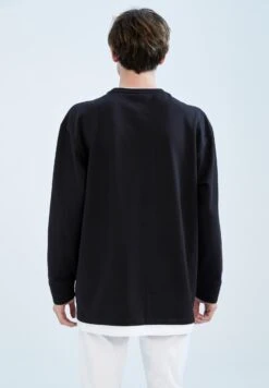 DeFacto Oversize Fit- Sweater - Black 8 DeFacto Oversize Fit- Sweater - Black -DeFacto dff1534c3dee43eaab9d9739bb746183