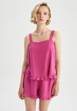 DeFacto Regular Fit - Pyjamashirt - Pink