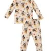 DeFacto Mickey & Minnie Regular Fit- Pyjama - Beige -DeFacto e011b6c019a44f3aabf61b3e77894895