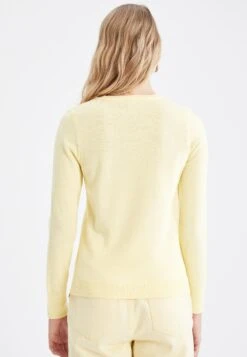 DeFacto Regular Fit- Trui - Yellow 7 DeFacto Regular Fit- Trui - Yellow -DeFacto e0144e9683a146d193e9dc30b7a9befc