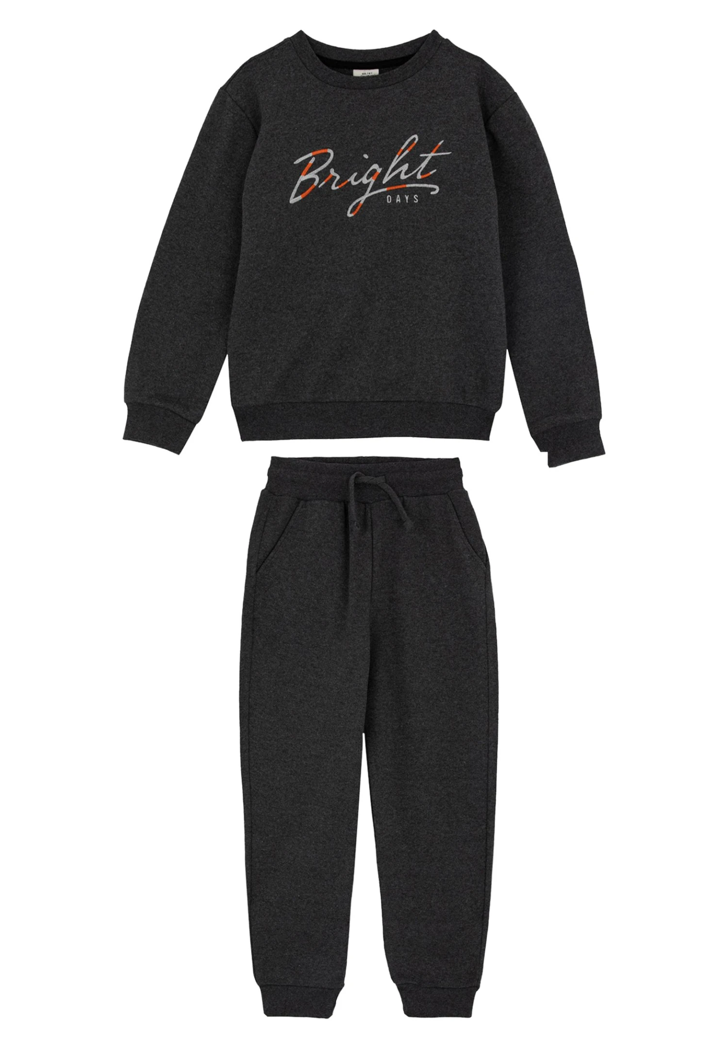 DeFacto Set Regular Fit- Trainingspak - Anthracite 3 DeFacto Set Regular Fit- Trainingspak - Anthracite