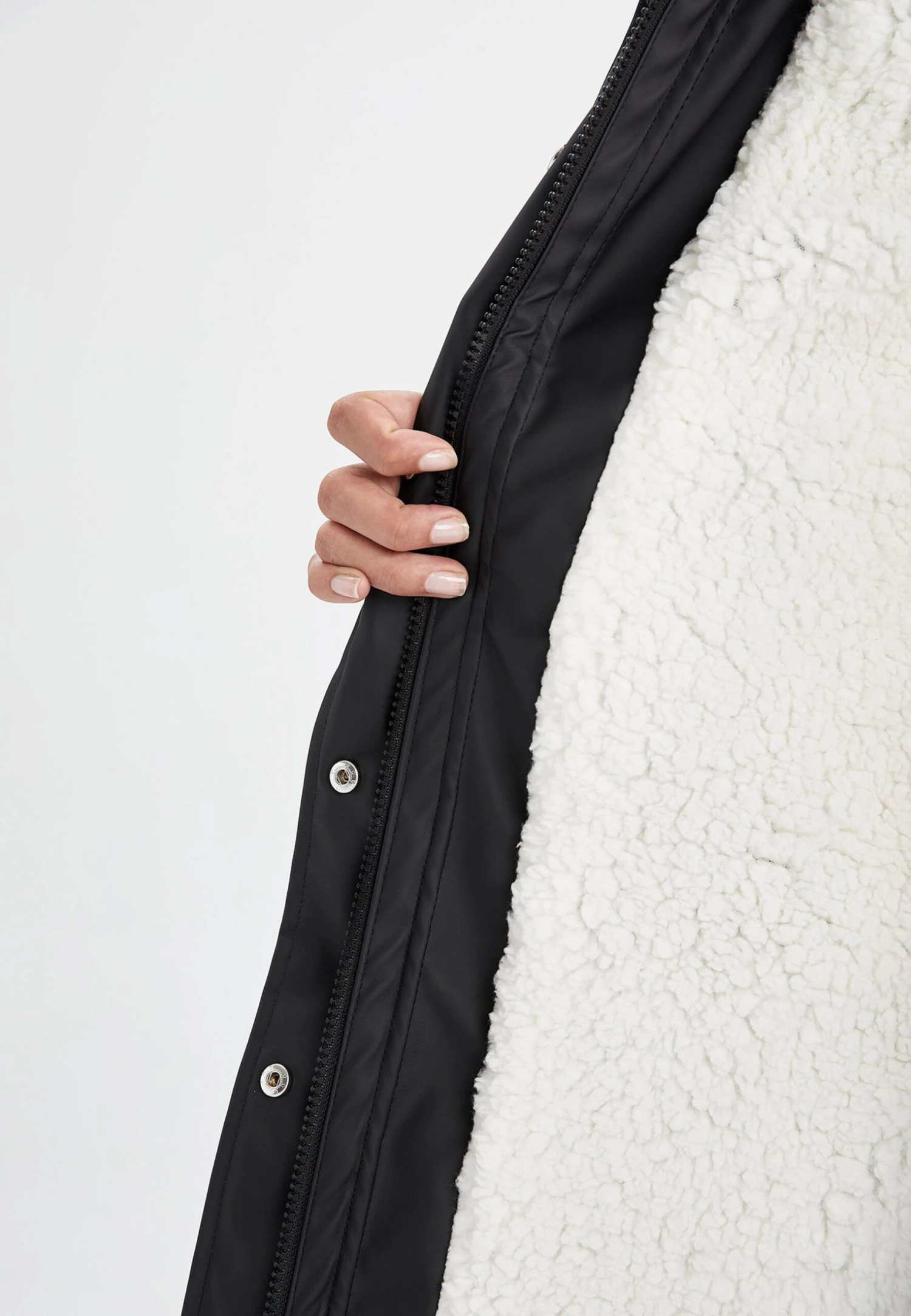 DeFacto Relax Fit - Parka - Black 6 DeFacto Relax Fit - Parka - Black - Afbeelding 4