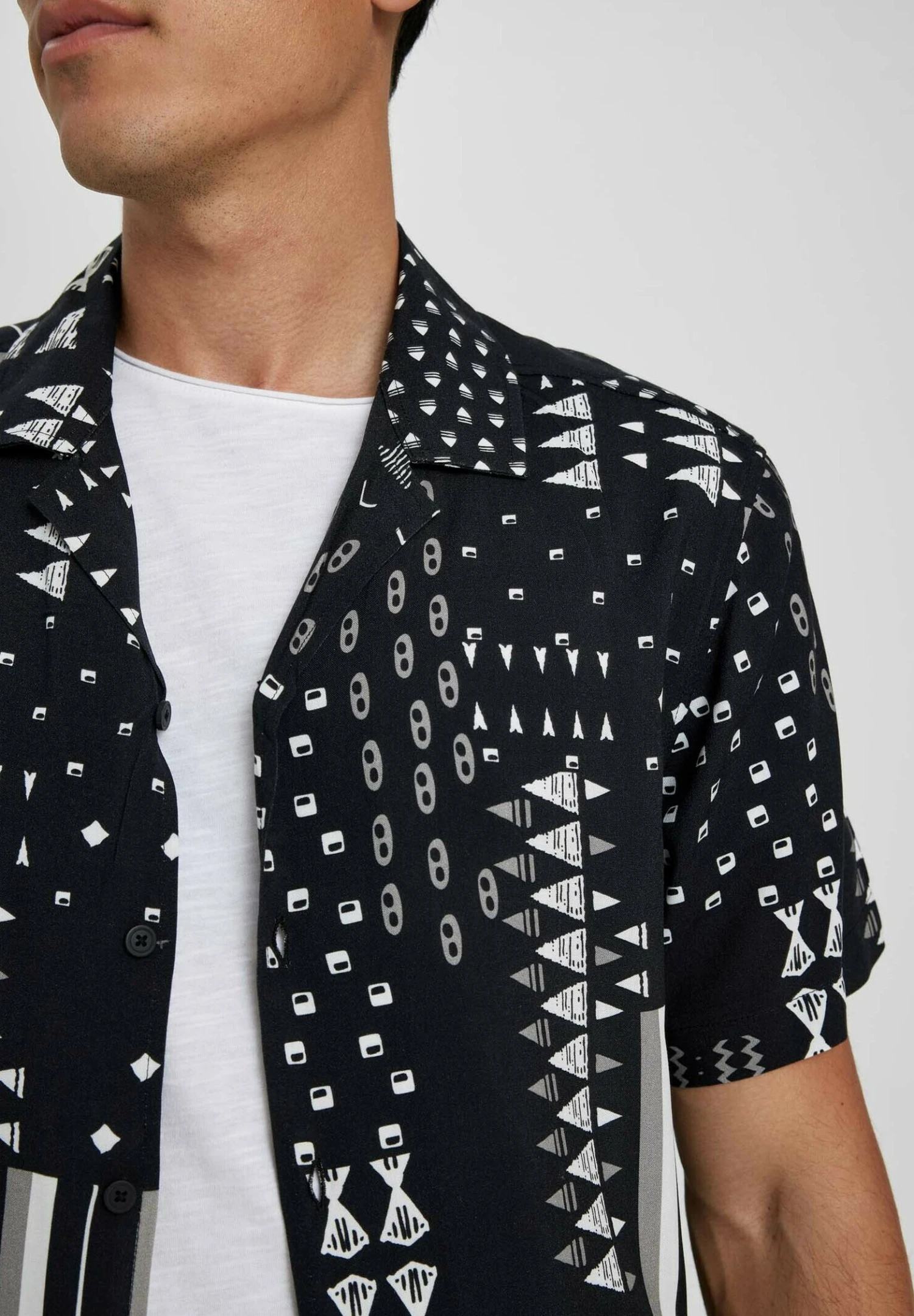 DeFacto Overhemd - Black 6 DeFacto Overhemd - Black - Afbeelding 4