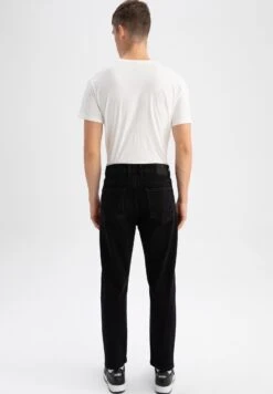 DeFacto Straight Leg Jeans - Black 7 DeFacto Straight Leg Jeans - Black -DeFacto e29409c7302f4914972a266a73506c7b