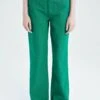 DeFacto Wide Leg - Flared Jeans - Green 2 DeFacto Wide Leg - Flared Jeans - Green -DeFacto e3454936a007454199cfd28f8f3872de