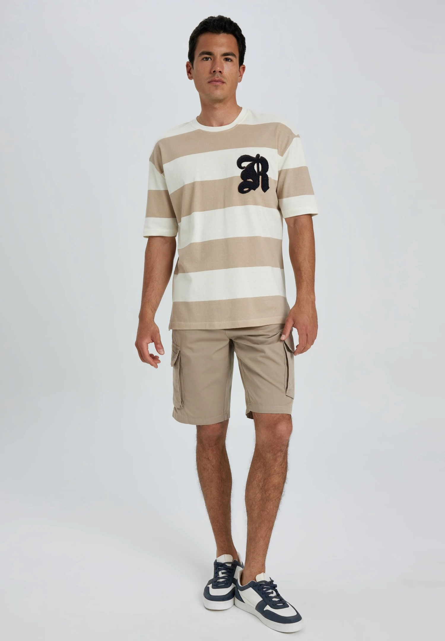 DeFacto Regular Cargo Bermuda- Shorts - Beige 4 DeFacto Regular Cargo Bermuda- Shorts - Beige - Afbeelding 2