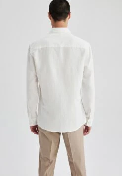 DeFacto Modern Fit - Overhemd - White -DeFacto e415c4d84b1d41cf8dd1a15a52021289
