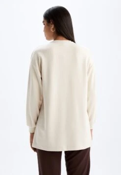 DeFacto Relax Fit T - Sweater - Beige 7 DeFacto Relax Fit T - Sweater - Beige -DeFacto e42c95e0b5eb4d99bbd2d4e5eb75342d