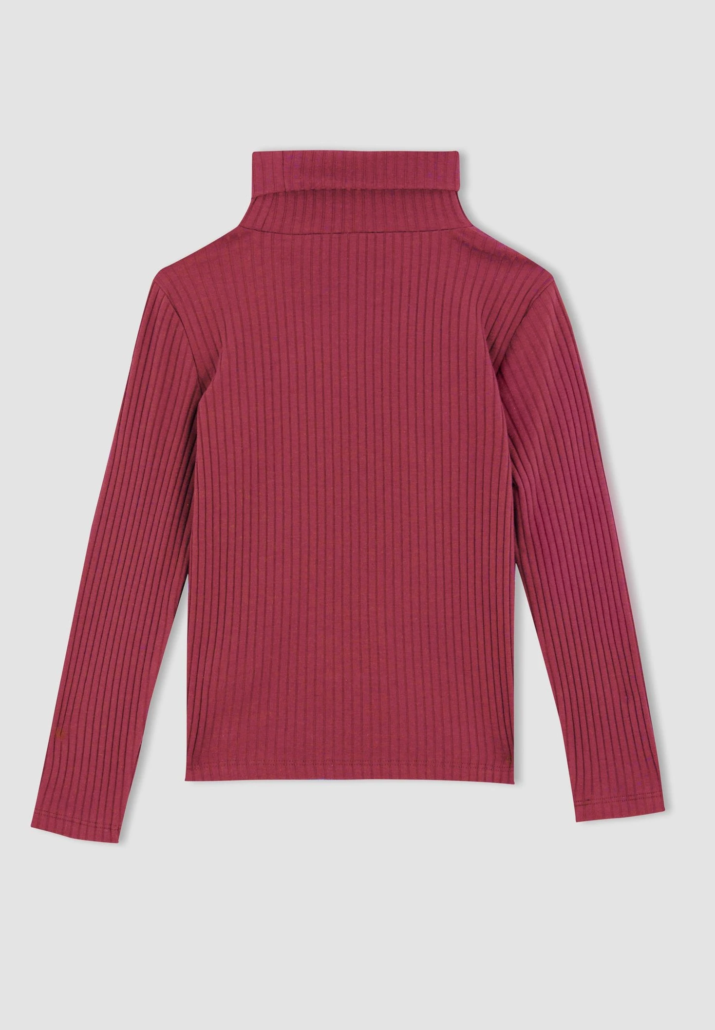 DeFacto Regular Fit - Longsleeve - Bordeaux 4 DeFacto Regular Fit - Longsleeve - Bordeaux - Afbeelding 2