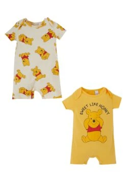 DeFacto 2Pack Winnie The Pooh Regular Fit - Jumpsuit - Yellow