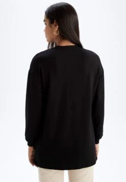 DeFacto Relax Fit - Sweater - Black 7 DeFacto Relax Fit - Sweater - Black -DeFacto e64729ca5c4d4395a5a541f55c55abe1