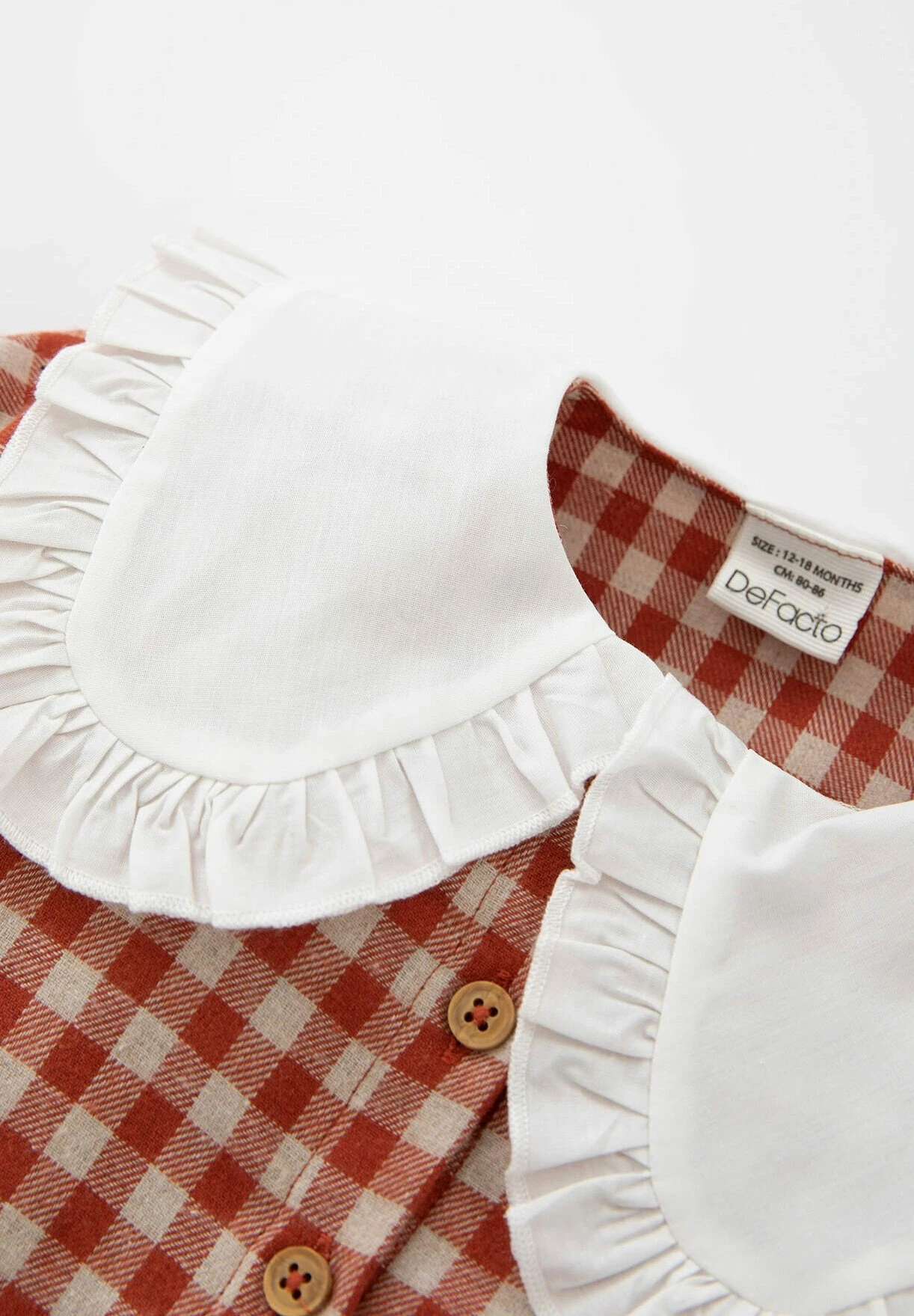 DeFacto Regular Fit- Overhemdblouse - Orange 5 DeFacto Regular Fit- Overhemdblouse - Orange - Afbeelding 3