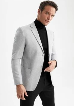 DeFacto Modern Fit- Blazer - Grey