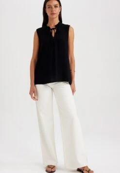 DeFacto Regular Fit - Blouse - Black 7 DeFacto Regular Fit - Blouse - Black -DeFacto e8afc5e817e743eba3b2eb0c4fd98202