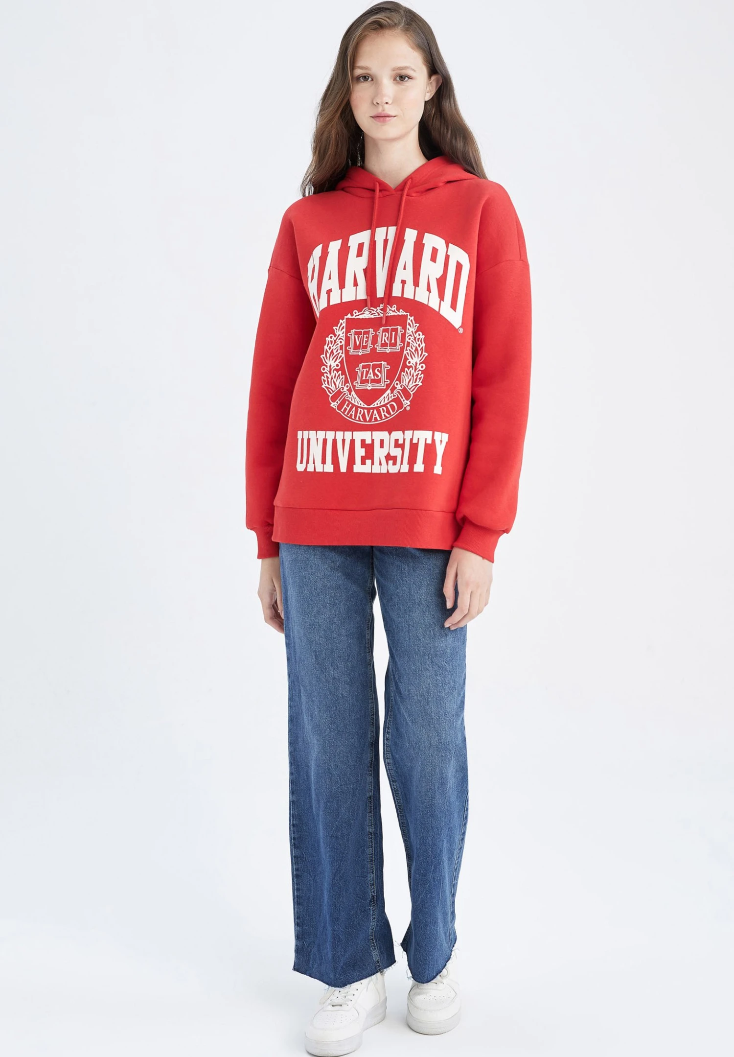 DeFacto Harvard University- Hoodie - Red 4 DeFacto Harvard University- Hoodie - Red - Afbeelding 2