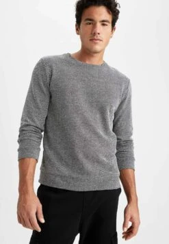 DeFacto Regular Fit- Sweater - Anthracite