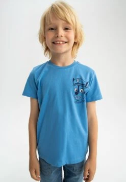 DeFacto Paw Patrol Series Regular Fit - T-Shirt Print - Blue 6 DeFacto Paw Patrol Series Regular Fit - T-Shirt Print - Blue -DeFacto e950109b6c5440d6ac403f57033d700f