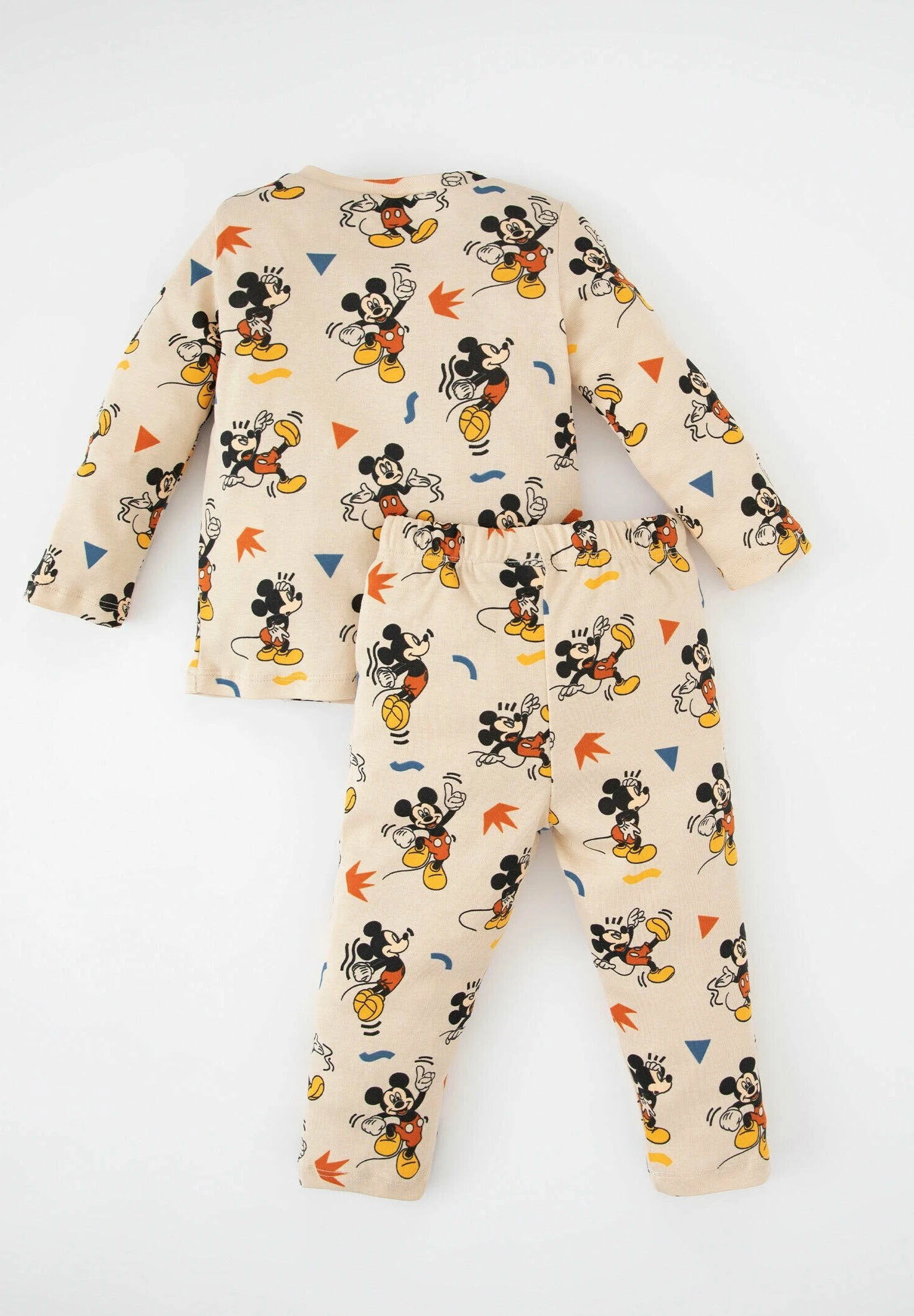 DeFacto Mickey & Minnie Regular Fit- Pyjama - Beige 4 DeFacto Mickey & Minnie Regular Fit- Pyjama - Beige - Afbeelding 2
