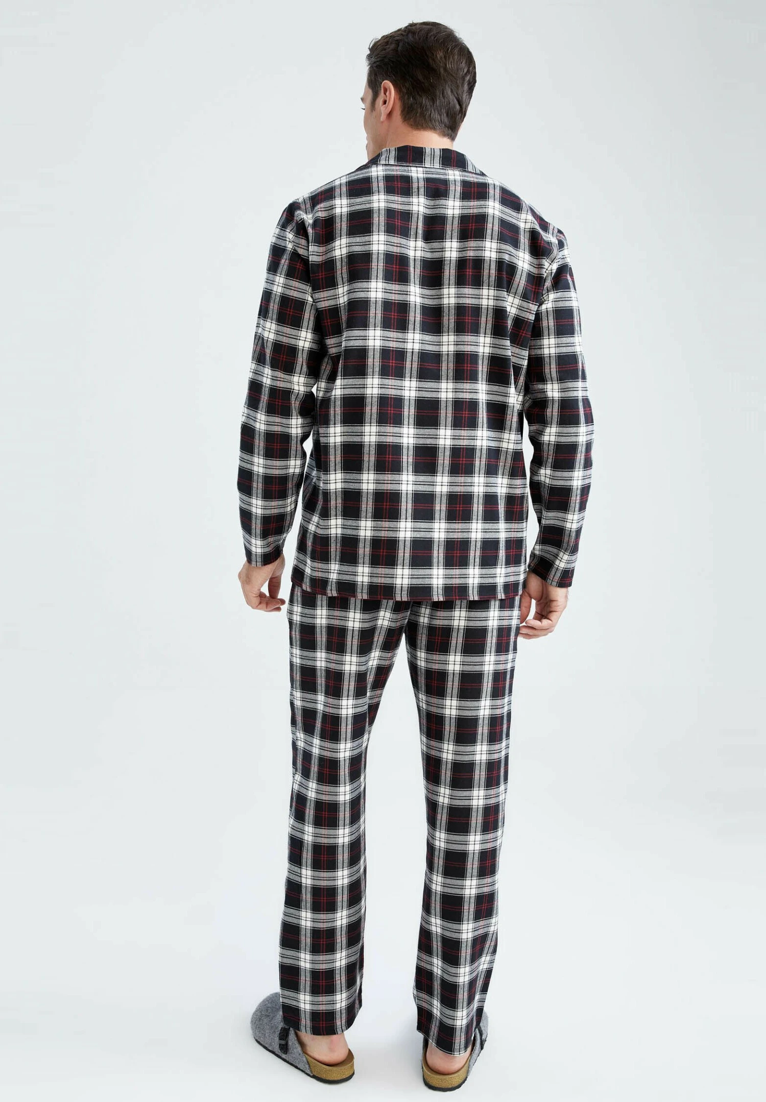 DeFacto Set Regular Fit- Pyjama - Black 4 DeFacto Set Regular Fit- Pyjama - Black - Afbeelding 2