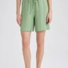 DeFacto Bermuda - Shorts - Green -DeFacto e9f546be6ac844ca89038eb6b3d18fd4