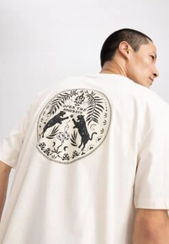 DeFacto T-Shirt Print - Beige 10 DeFacto T-Shirt Print - Beige -DeFacto ea56bd4ef3ea4515b62df4fe95060422