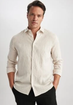 DeFacto Modern Fit- Overhemd - Beige