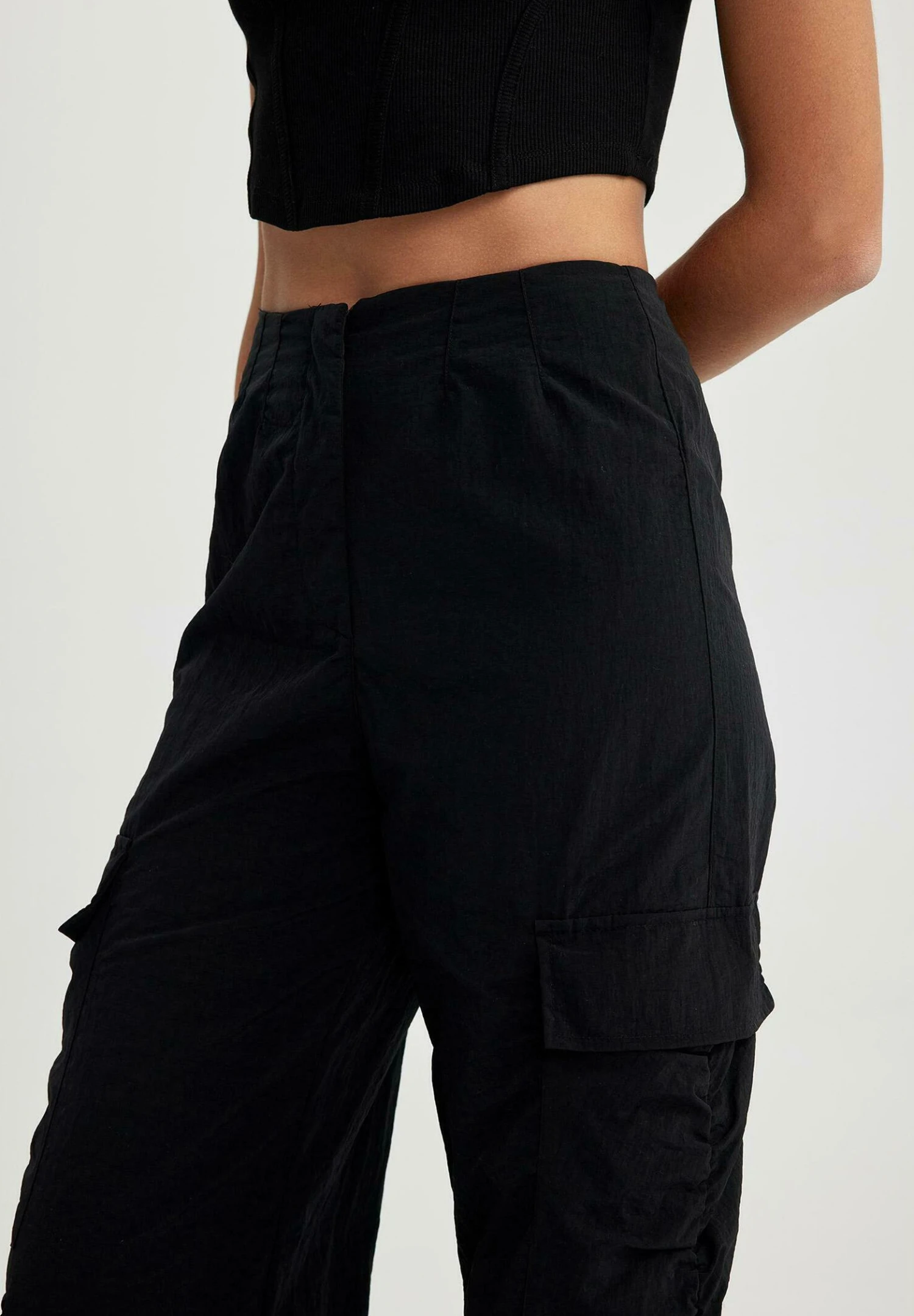 DeFacto Parachute - Cargobroek - Black 6 DeFacto Parachute - Cargobroek - Black - Afbeelding 4