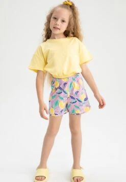 DeFacto Set Cropped Fit - Shorts - Yellow 6 DeFacto Set Cropped Fit - Shorts - Yellow -DeFacto eb1a2559bde849f3a26d5aaf1ff72486