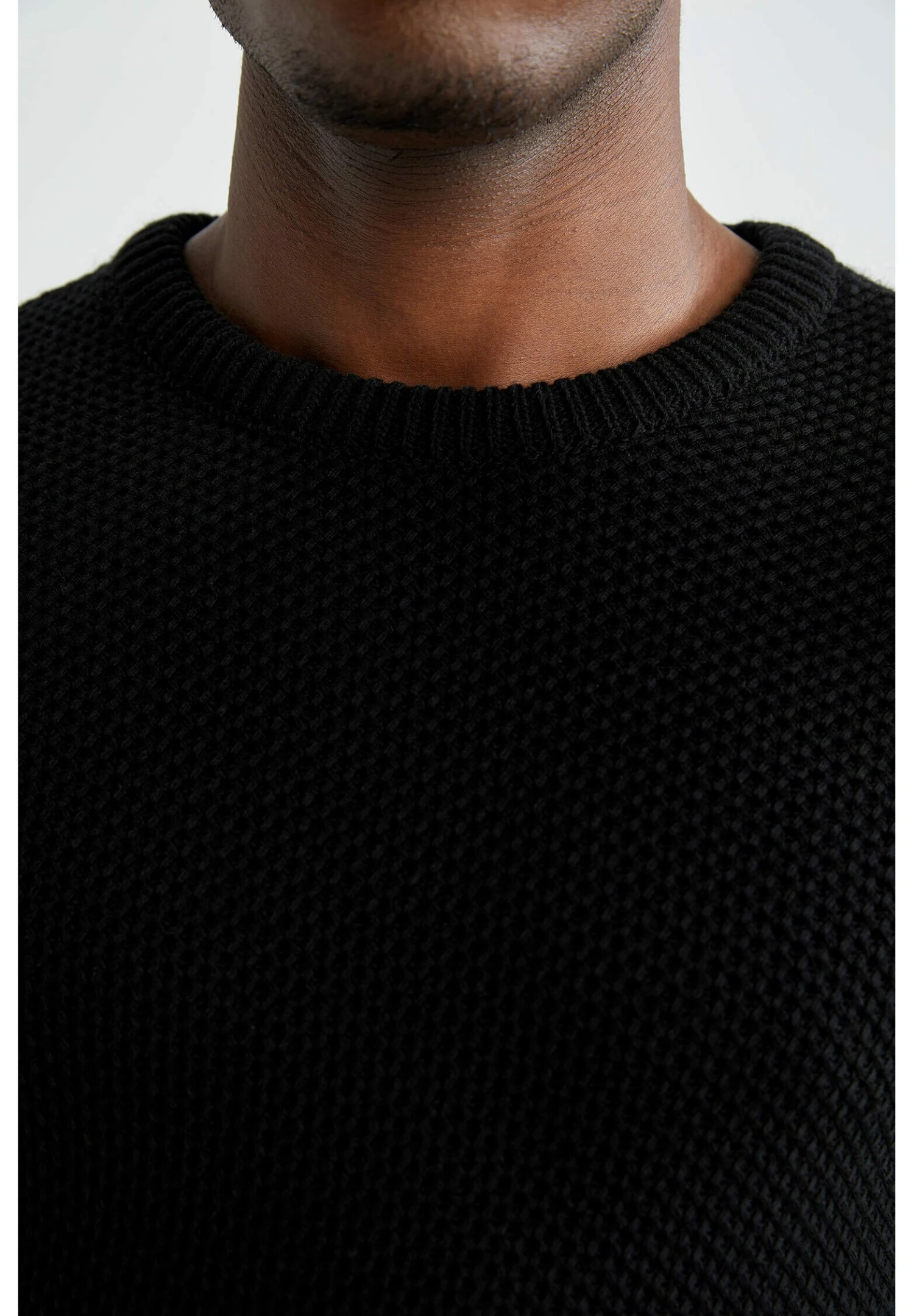 DeFacto Trui - Black 6 DeFacto Trui - Black - Afbeelding 4