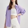 DeFacto Overhemdblouse - Purple 1 DeFacto Overhemdblouse - Purple -DeFacto ec3df424d16a4effa270fb7b0b8d75ef