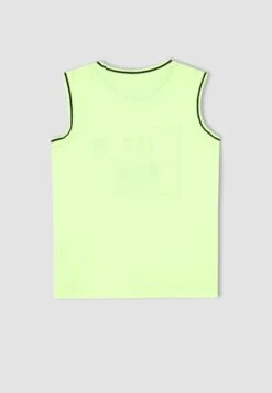 DeFacto Regular Fit- Top - Yellow -DeFacto ec615017579d4a77be23561859a0218a