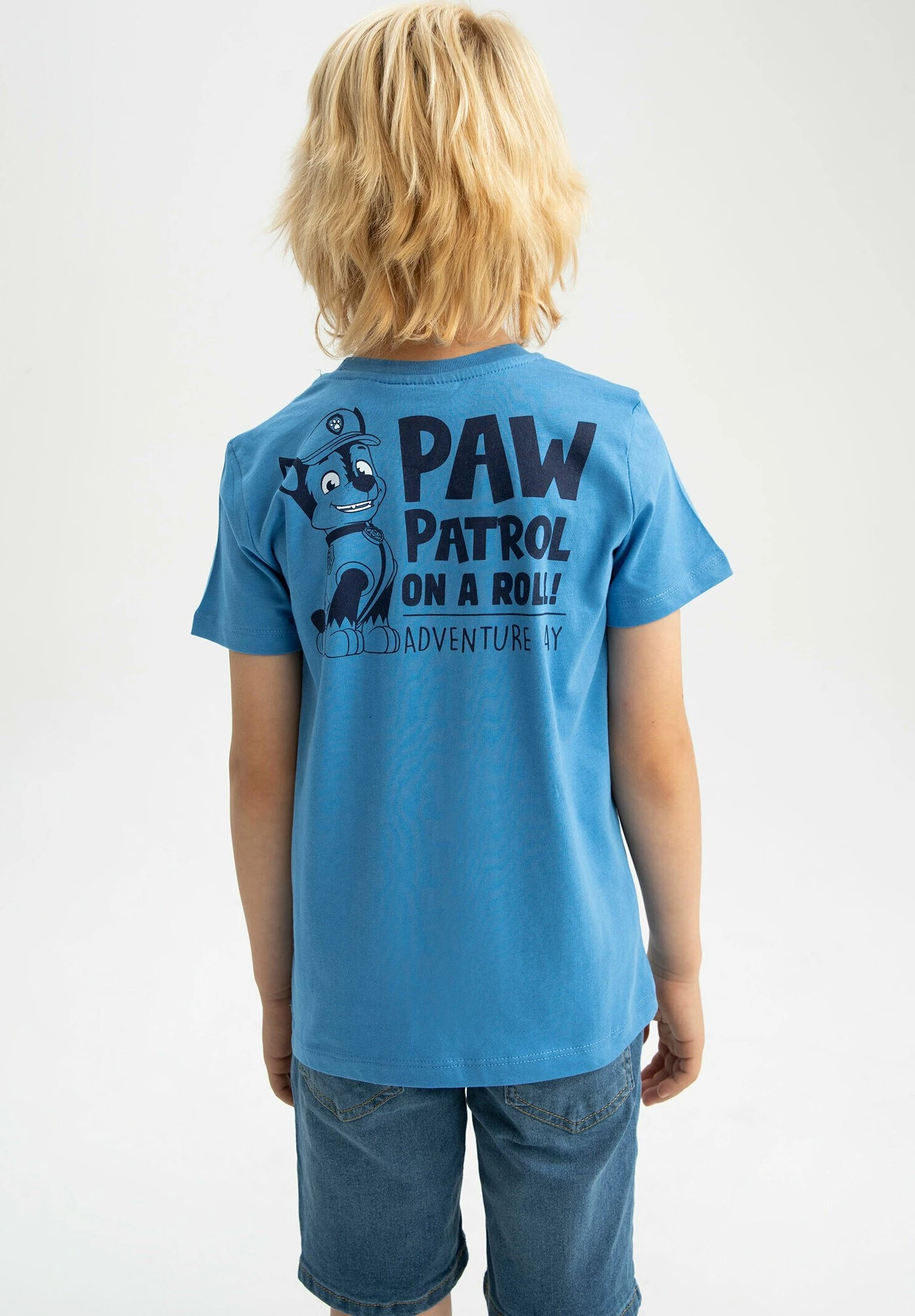 DeFacto Paw Patrol Series Regular Fit - T-Shirt Print - Blue 5 DeFacto Paw Patrol Series Regular Fit - T-Shirt Print - Blue - Afbeelding 3