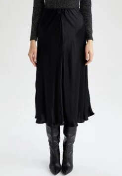 DeFacto Anvelop - A-Lijn Rok - Black