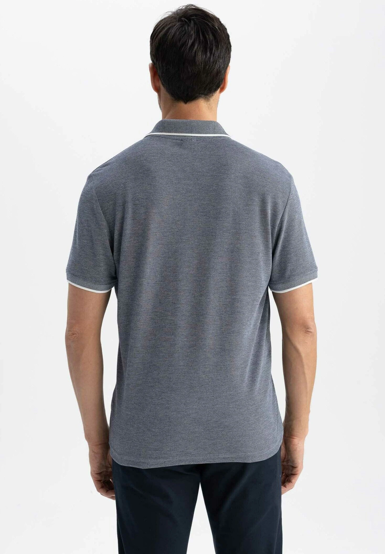 DeFacto Regular Fit - Poloshirt - Navy 5 DeFacto Regular Fit - Poloshirt - Navy - Afbeelding 3