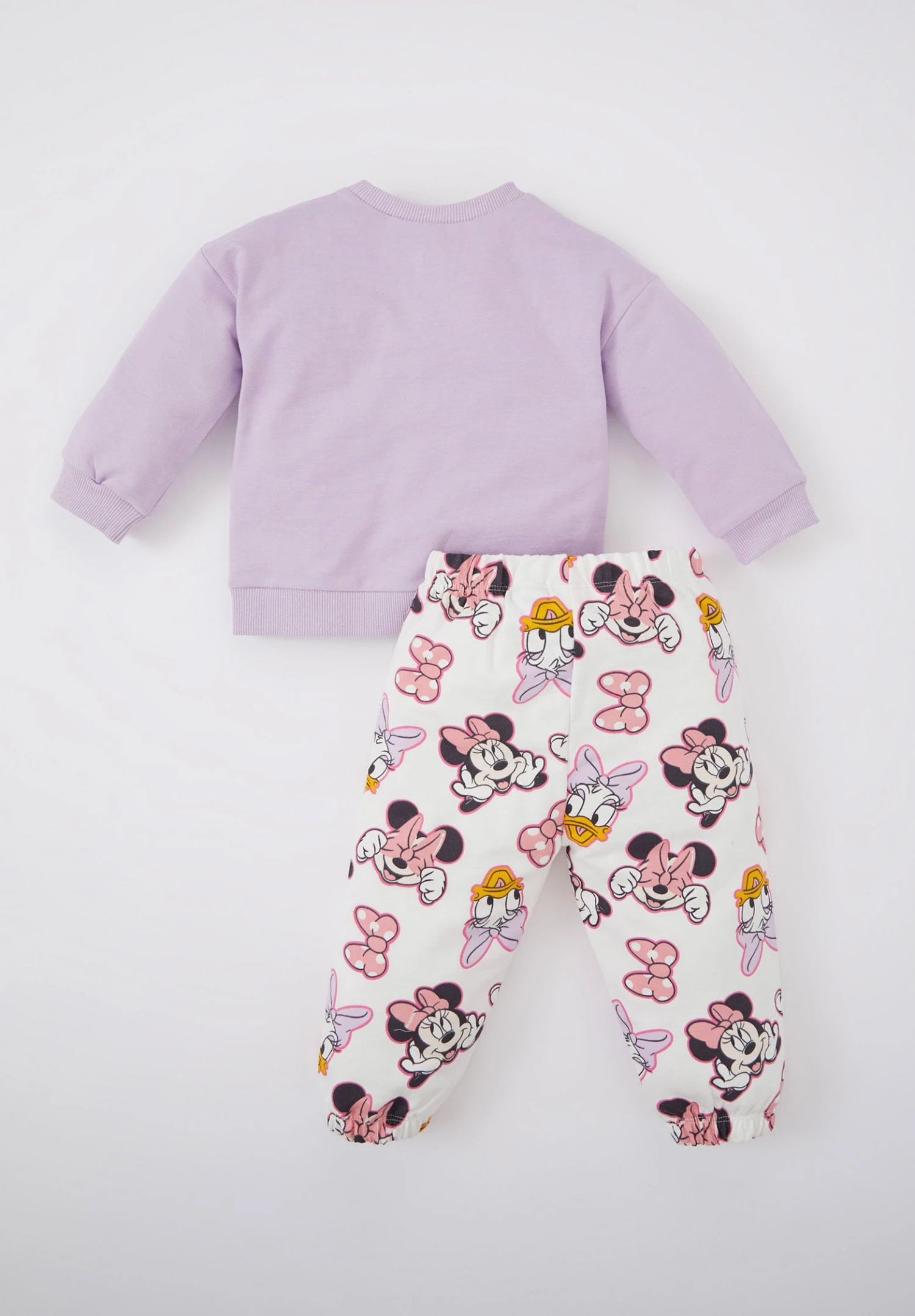 DeFacto Set Mickey & Minnie Regular Fit- Pyjama - Purple 4 DeFacto Set Mickey & Minnie Regular Fit- Pyjama - Purple - Afbeelding 2