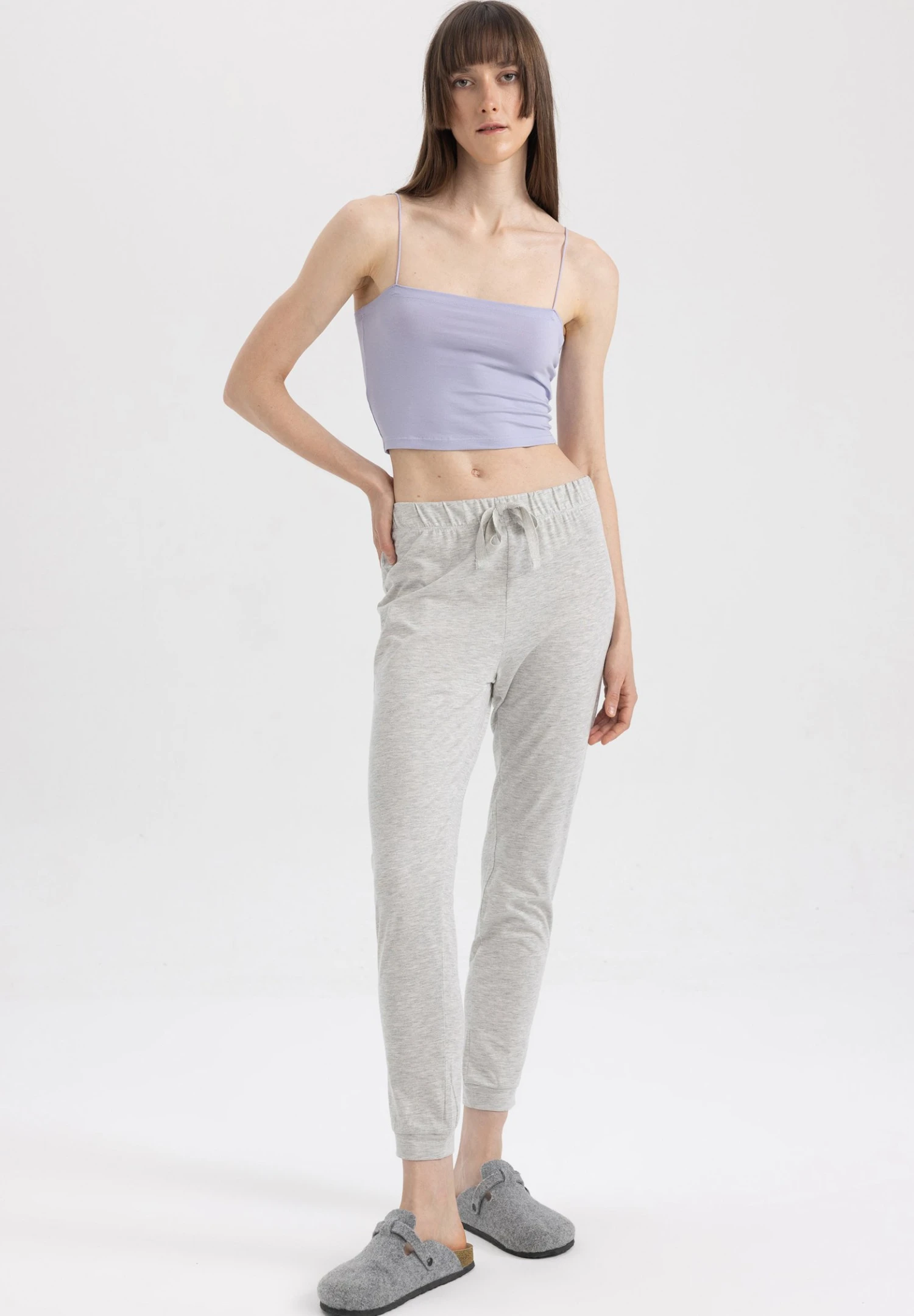 DeFacto Regular Fit - Pyjamabroek - Grey 4 DeFacto Regular Fit - Pyjamabroek - Grey - Afbeelding 2