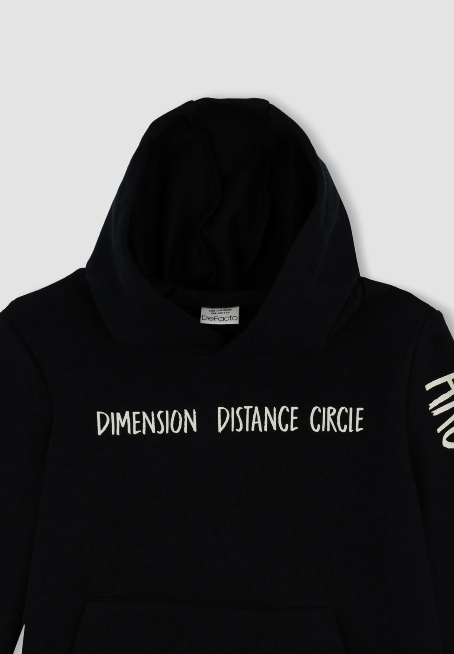 DeFacto Regular Fit - Hoodie - Black 5 DeFacto Regular Fit - Hoodie - Black - Afbeelding 3