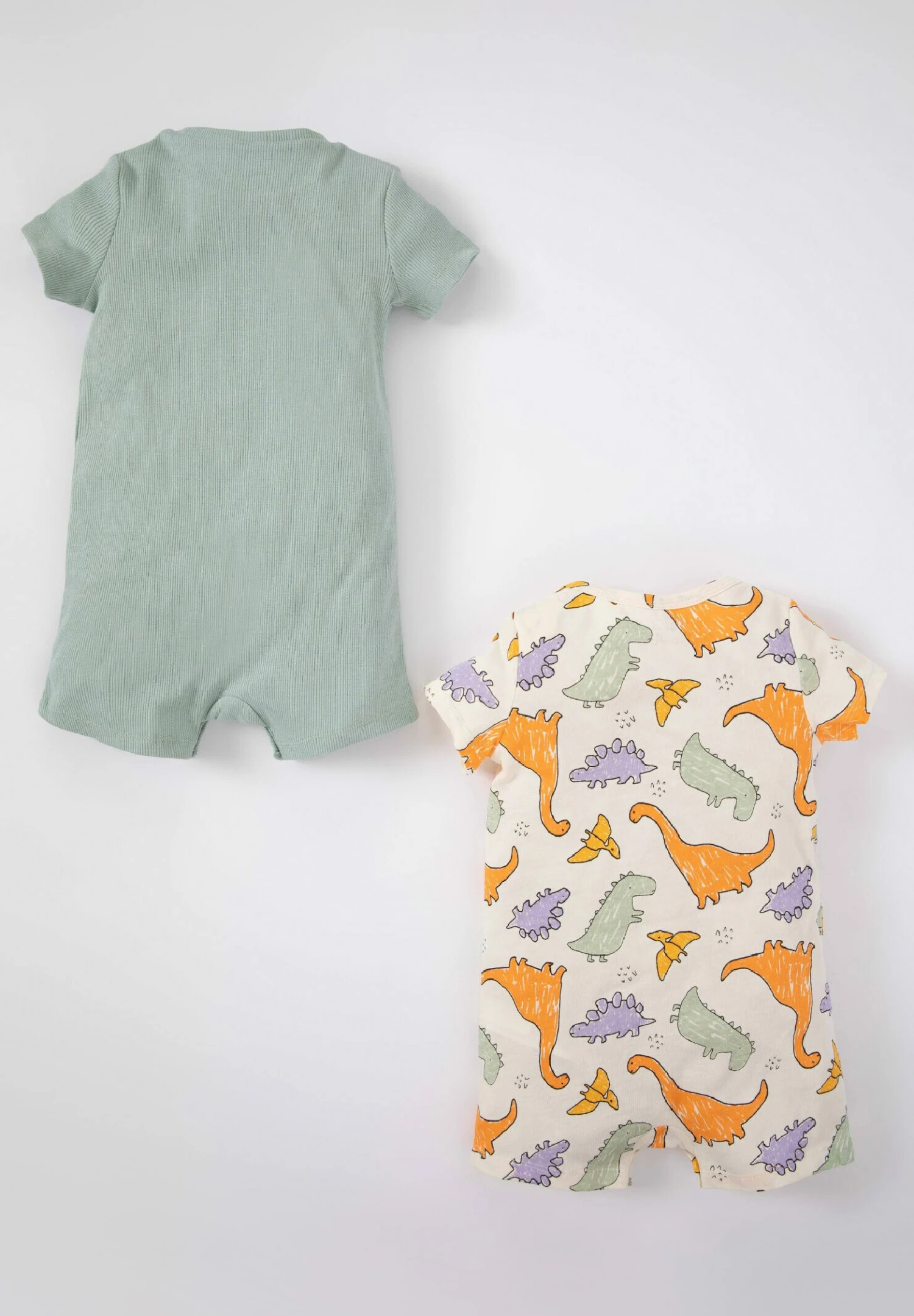 DeFacto 2Pack Regular Fit- Jumpsuit - Green 4 DeFacto 2Pack Regular Fit- Jumpsuit - Green - Afbeelding 2