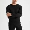 DeFacto Slim Fit-Warmtech - Hemd - Black -DeFacto f0340729c2704c91a20b71099b0174b6