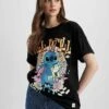 DeFacto Lilo & Stitch Oversize Fit - T-Shirt Print - Black 1 DeFacto Lilo & Stitch Oversize Fit - T-Shirt Print - Black -DeFacto f06d63578d2b429f9e593d8d5cbc47d2