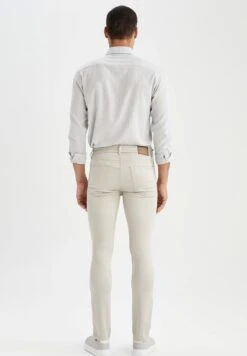 DeFacto Slim Fit - Slim Fit Jeans - Beige 8 DeFacto Slim Fit - Slim Fit Jeans - Beige -DeFacto f0f69b6cf9724b88acd88811378f8d5d