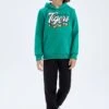 DeFacto Regular Fit- Hoodie - Green