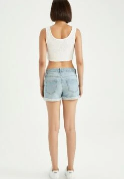 DeFacto Wanna - Jeansshort - Blue 7 DeFacto Wanna - Jeansshort - Blue -DeFacto f13a0ecfc06642168b076b0c3d2f650e