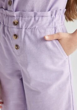 DeFacto Wide Leg - Broek - Purple -DeFacto f2fb319a23e441179b3ab8735cde0136